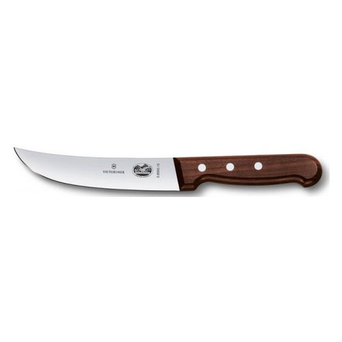 

Нож кухонный Victorinox Skinning, обвалочный, для мяса, 150мм, заточка прямая, стальной, бордовый [5.8000.15], Skinning