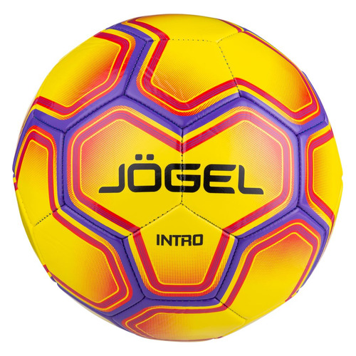 

Мяч футбольный JOGEL Intro, для газона, 5-й размер, желтый/фиолетовый [ут-00017588], Intro