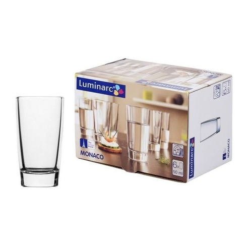 

Набор стопок LUMINARC Monaco, 6 предметов, прозрачный [h5125/0], Monaco