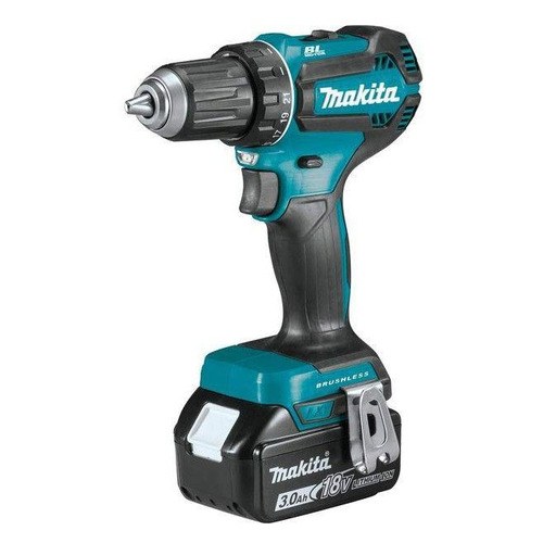 фото Дрель-шуруповерт makita ddf485rf 3ач, с одним аккумулятором