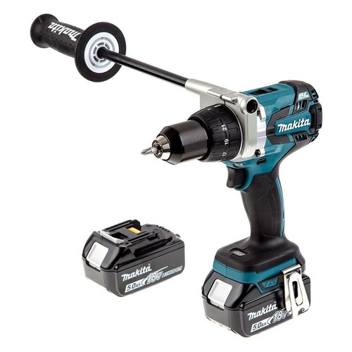 

Дрель-шуруповерт Makita DDF481RTE 5Ач, с двумя аккумуляторами, DDF481RTE