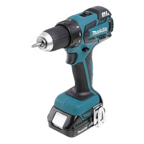 фото Ударная дрель-шуруповерт makita dhp485sye 1.5ач, с двумя аккумуляторами