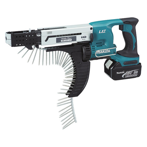 фото Магазинный шуруповерт makita dfr750rfe 3ач, с двумя аккумуляторами