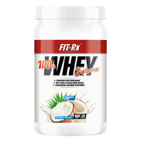 

Протеин FIT-RX 100% Whey Supreme, порошок, 900гр, баунти [01167], 100% Whey Supreme