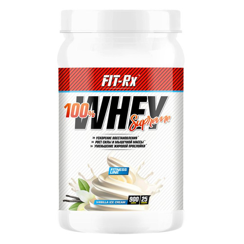 

Протеин FIT-RX 100% Whey Supreme, порошок, 900гр, Пломбир [01168], 100% Whey Supreme