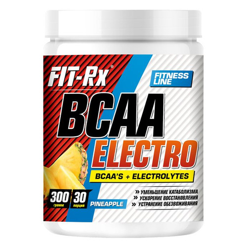 

Комплекс BCAA FIT-RX Electro, порошок, 300гр, ананас [01173], Electro