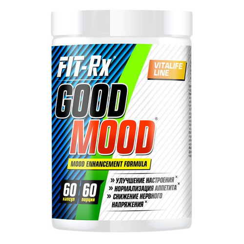 

Аминокислотный комплекс FIT-RX Good Mood, капсулы, 60шт, без вкуса [01157], Good Mood