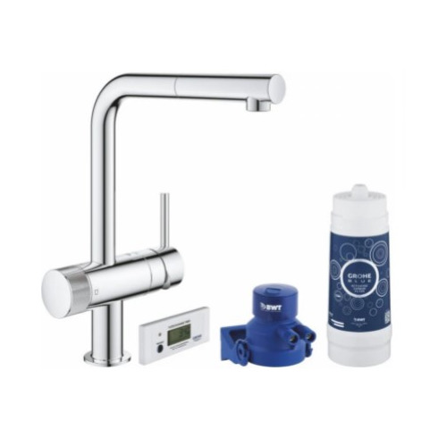 фото Смеситель для кухни grohe blue pure minta 30382000