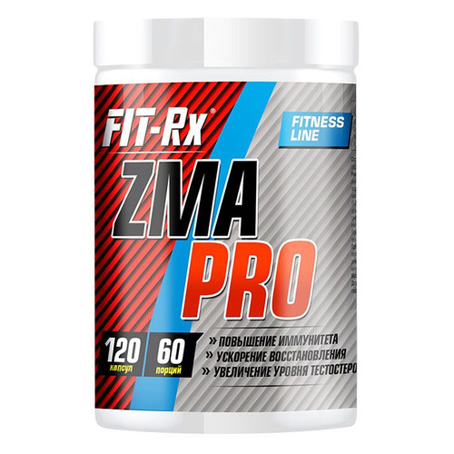 

Средство для повышения тестостерона FIT-RX Zma Pro, капсулы, 120шт [01083], Zma Pro