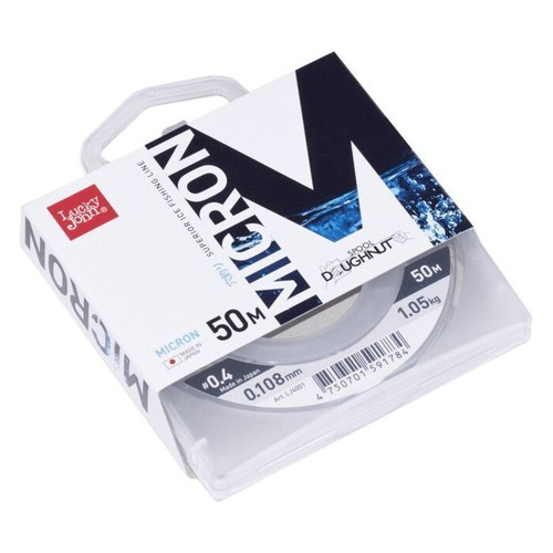 

Леска LUCKY JOHN Micron, монофильная, 0.108мм, 50м, 1.05кг, прозрачный [lj4001-010], Micron