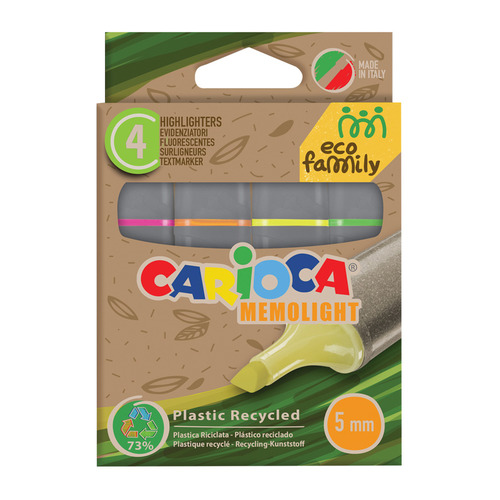 

Набор текстовыделителей Carioca EcoFamily, 5 [43098] 24 шт./кор., EcoFamily