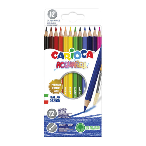 

Карандаши Carioca Acquarell 42857, 0мм, 12 цв. 12 шт./кор., Acquarell