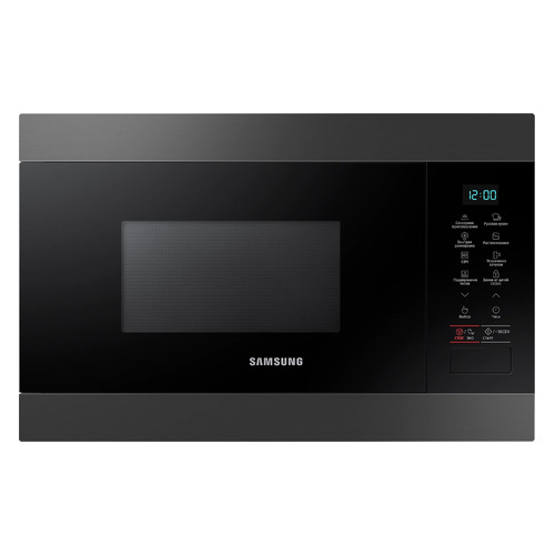 фото Микроволновая печь samsung ms22m8074am/bw, встраиваемая, 22л, 850вт, черный