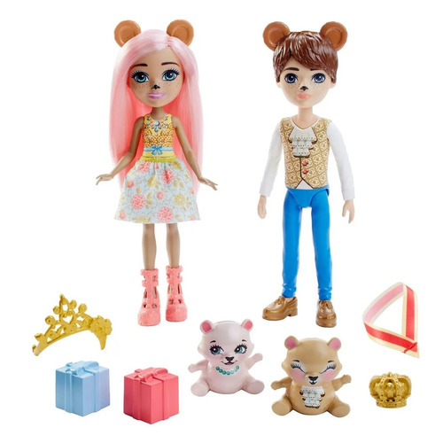 

Игровой набор ENCHANTIMALS Брейли Миша и Бэннон Миша с питомцами, 15.3см [gyj07], Брейли Миша и Бэннон Миша с питомцами