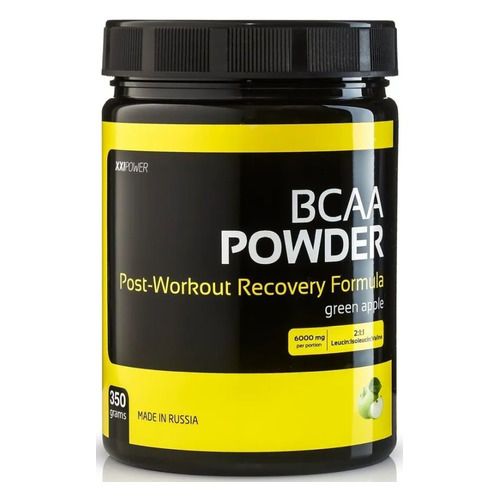 

Комплекс BCAA XXI POWER powder, порошок, 350гр, Яблоко, powder