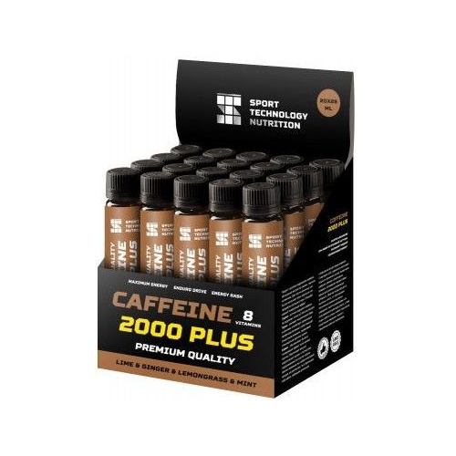 

Жиросжигатель SPORT TECHNOLOGY NUTRITION Caffeine 2000, 20x25мл, ампулы, лайм-имбирь-лимонграсс-мята, Caffeine 2000