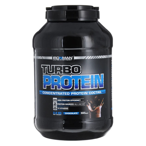

Протеин IRONMAN Turbo Protein, порошок, 2,8кг, шоколад, Turbo Protein