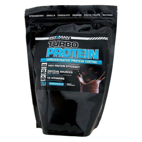 

Протеин IRONMAN Turbo Protein, порошок, 700гр, шоколад, Turbo Protein
