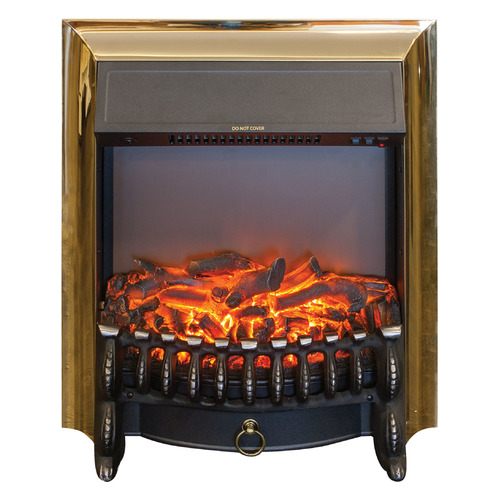 фото Очаг realflame fobos lux brass золотистый