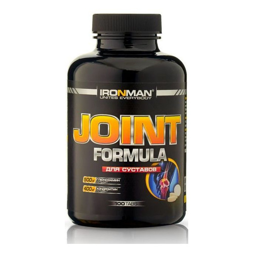 

Комплекс для суставов и связок IRONMAN Joint Formula, таблетки, 100шт, Joint Formula