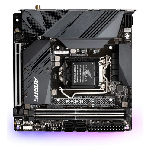 

Материнская плата Gigabyte B560I AORUS PRO AX, LGA 1200, Intel B560, mini-ITX, Ret, B560I AORUS PRO AX