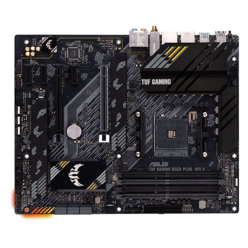 

Материнская плата ASUS TUF GAMING B550-PLUS WIFI II, SocketAM4, AMD B550, ATX, Ret, TUF GAMING B550-PLUS WIFI II