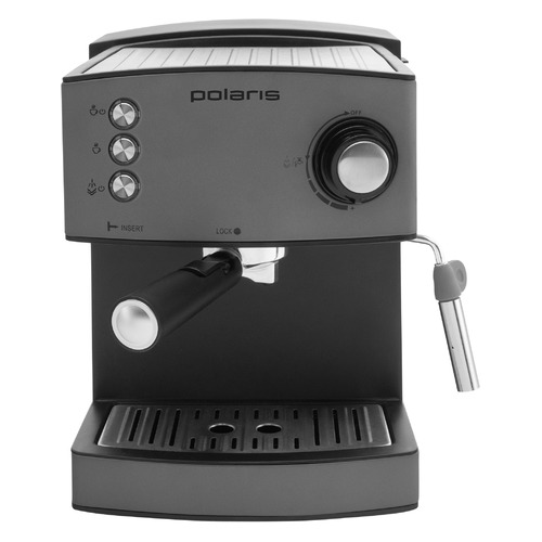 

Кофеварка Polaris PCM 1527E Adore Crema, эспрессо, серый, Серый/черный, PCM 1527E Adore Crema