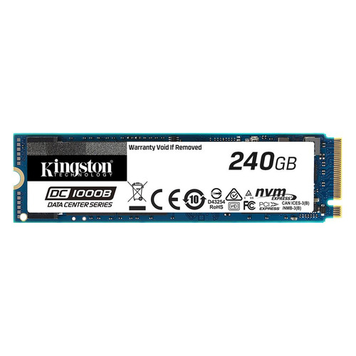 

SSD накопитель Kingston DC1000B SEDC1000BM8/240G 240ГБ, M.2 2280, PCI-E 3.0, NVMe, SEDC1000BM8/240G