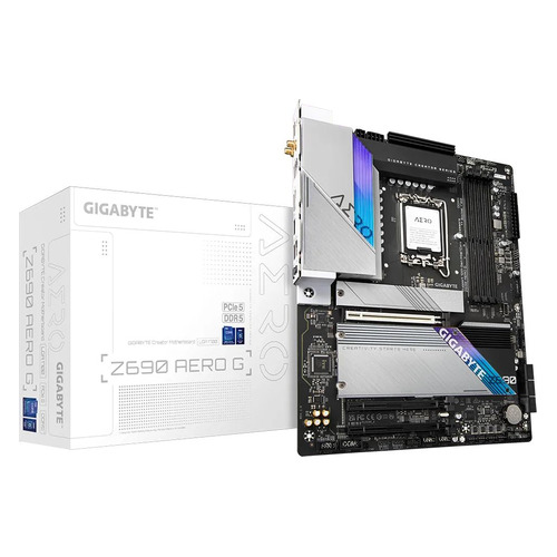 

Материнская плата GIGABYTE Z690 AERO G, LGA 1700, Intel Z690, ATX, Ret, Z690 AERO G