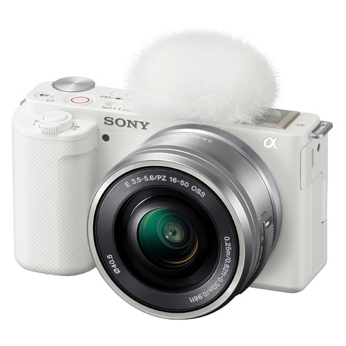 

Фотоаппарат Sony Alpha ZV-E10L kit kit ( E PZ 16-50 мм F3.5-5.6 OSS), белый [zve10lw.cec], ZV-E10L kit