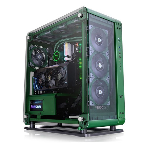 

Корпус ATX Thermaltake Core P6 TG Racing Green, без БП, черный и зеленый [ca-1v2-00mcwn-00], Core P6 TG Racing Green