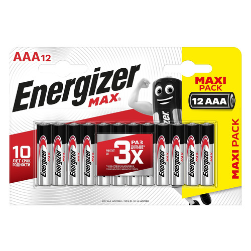 

AAA Батарейка Energizer Max, 12 шт., Max