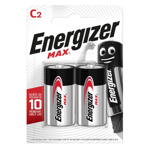 

C Батарейка Energizer Max, 2 шт., Max