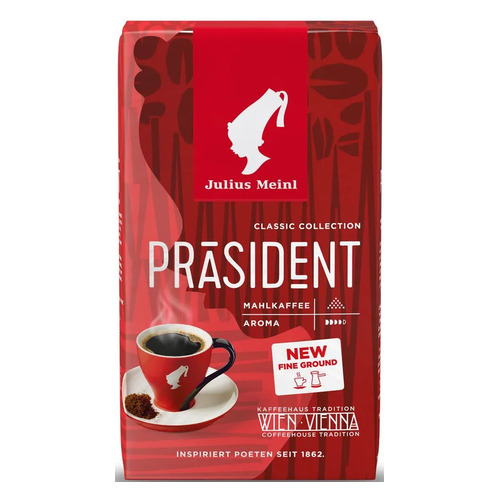 

Кофе молотый JULIUS MEINL Президент, легкая обжарка, 2х250 гр [94677], Президент