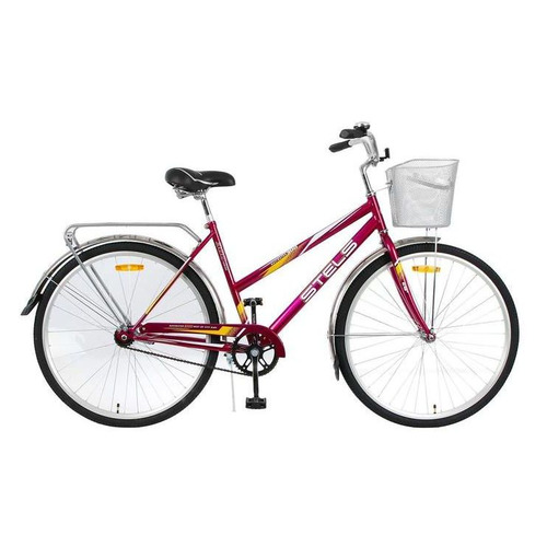 

Велосипед STELS Navigator-300 Lady 28 Z010 городской (взрослый), рама 20", колеса 28", фиолетовый, 17.4кг, с корзиной [lu070379], Navigator-300 Lady 28 Z010