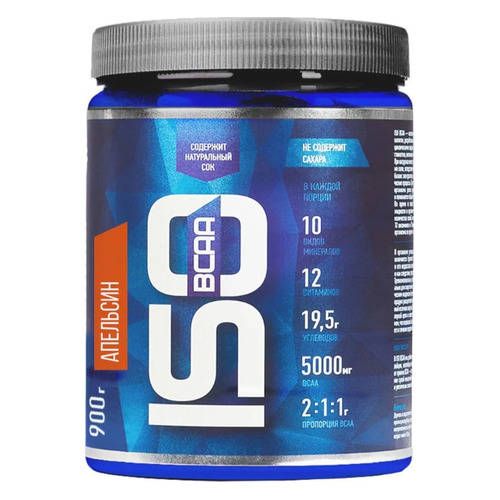 

Изотоник RLINE ISO BCAA, порошок, 900гр, апельсин, ISO BCAA