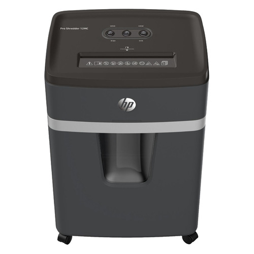 

Уничтожитель бумаг HP Pro 12MC, P-5, 2х15 мм, 12 лист. одновременно, 25л [2814], 12MC