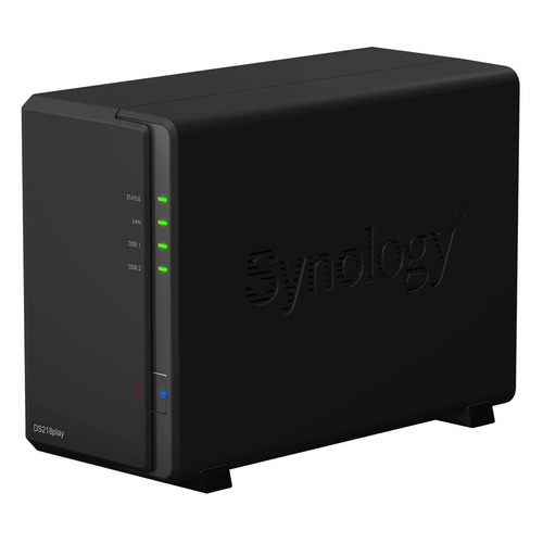 

Сетевое хранилище SYNOLOGY DS218PLAY, без дисков, DS218PLAY