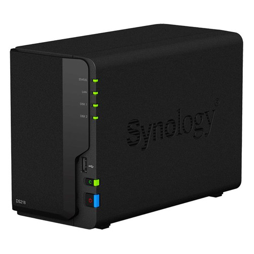 

Сетевое хранилище SYNOLOGY DS218, без дисков, DS218