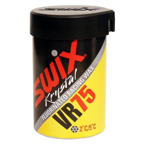 

Мазь Swix VR75 Klisterwax держан. для б.лыж темп.:+5/+2 тверд. 43гр желтый (VR075), VR75 Klisterwax