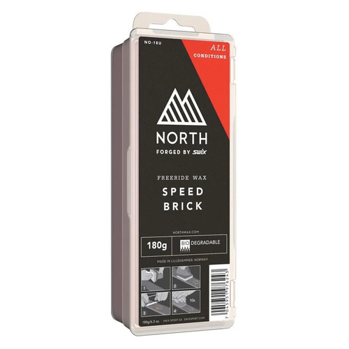 фото Мазь swix north speed brick uni скольжен. для лыж/сноуб. темп.:всепогодный тверд. 180гр красный (no-