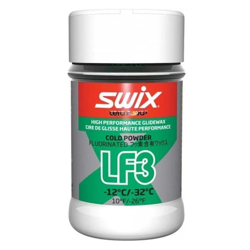 фото Мазь swix lf03x cold powder скольжен. для лыж/сноуб. темп.:-12/-32 тверд. 30гр зеленый (lf03x)