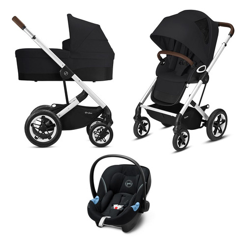 

Коляска 3 в 1 CYBEX Talos S Lux BLK, Deep Black, Черный, Talos S Lux BLK