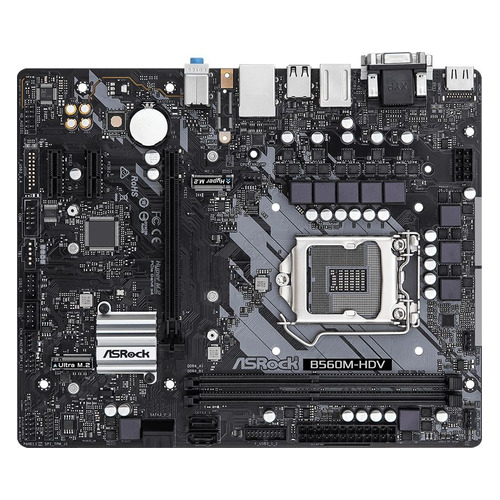 

Материнская плата ASROCK B560M-HDV R2.0, LGA 1200, Intel B560, mATX, Ret, B560M-HDV R2.0