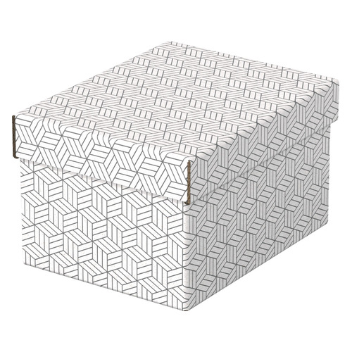 

Короб для хранения Esselte S, 200x150x255, картон, белый , 3шт [628280], S