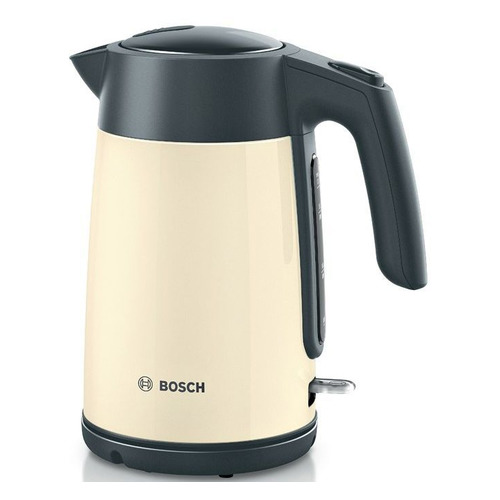 фото Чайник электрический bosch twk7l467, 2400вт, бежевый