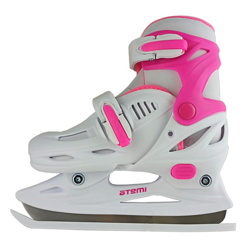 

Коньки ATEMI AKSK02DXS, раздвижные, прогулочные, для девочек, 27-30, белый/розовый [00-00007792], AKSK02DXS