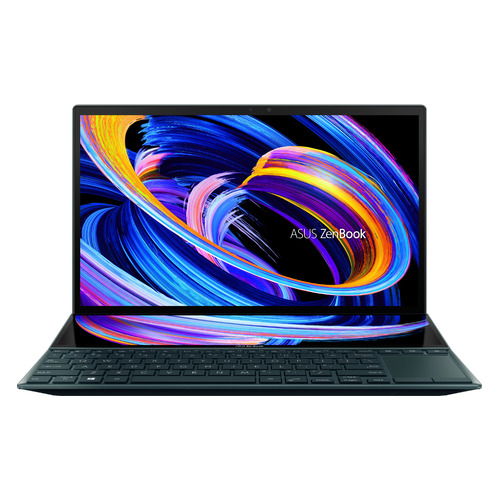 

Ноутбук ASUS ZenBook Duo UX482EGR-HY391W, 14", IPS, Intel Core i7 1165G7 2.8ГГц, 16ГБ, 512ГБ SSD, NVIDIA GeForce MX450 - 2048 Мб, Windows 11 Home, 90NB0S51-M001H0, синий, UX482EGR-HY391W