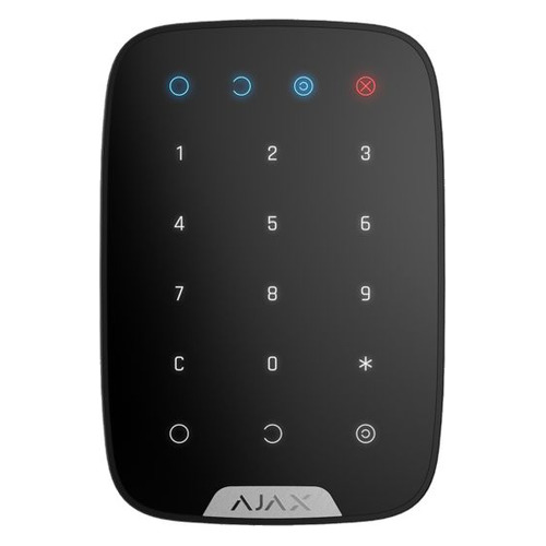 фото Клавиатура ajax keypad plus, черный, 1 шт. [00-00188419]