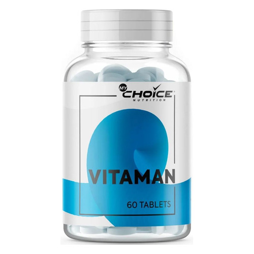 

Витаминный комплекс MYCHOICE NUTRITION VitaMan, таблетки, 60шт, без вкуса, VitaMan